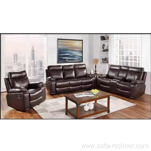 Living Room Sofas Classical European Style Reclining Sofa
